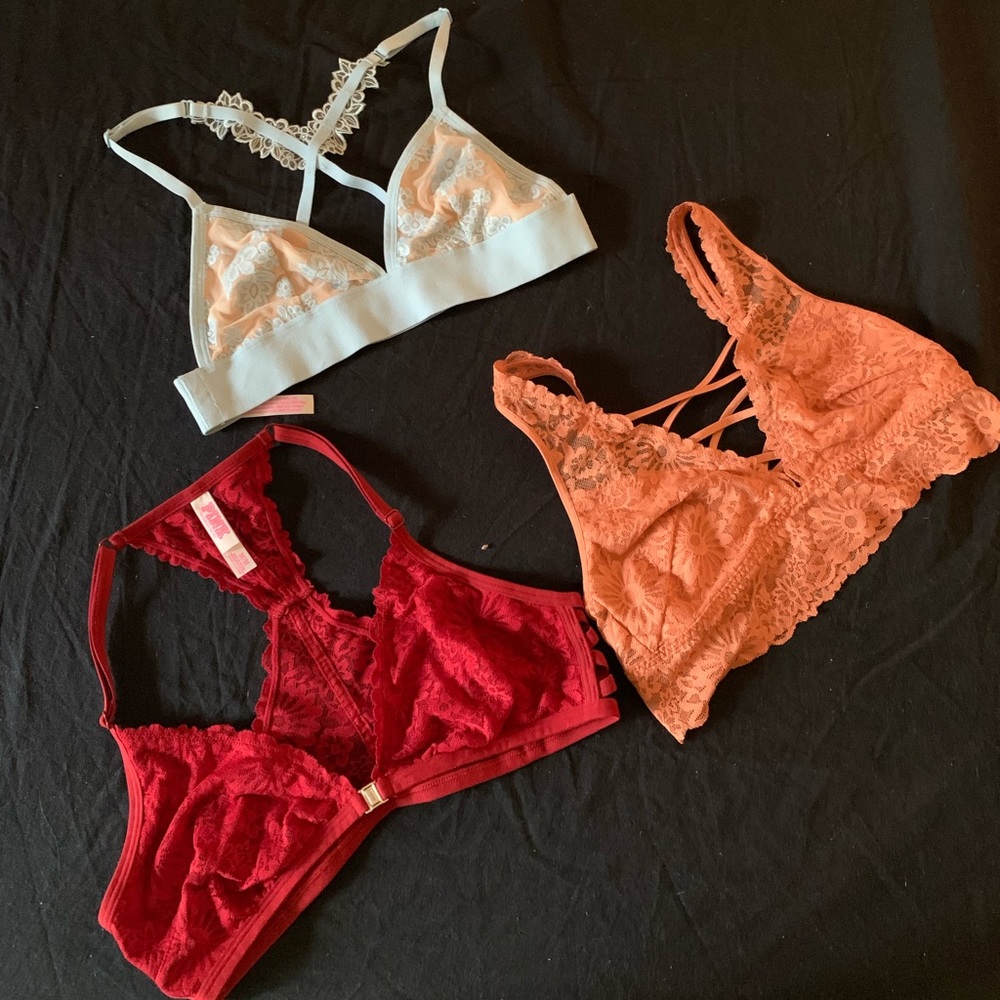 PINK Victoria’s Secret Bralettes